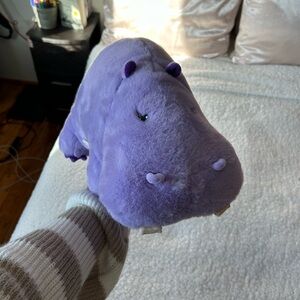 Giggle Scape Purple Girl Hippo Stuffed Animal